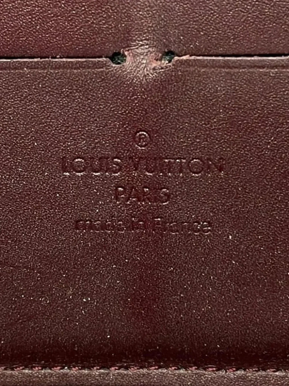 LOUIS VUITTON Zippy Wallet M91536 Rouge Fauviste Monogram Vernis SP1111